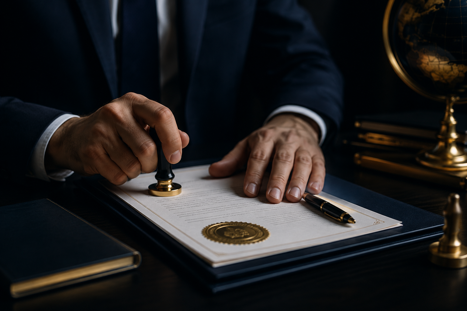 Apostilled legal documents for international succession