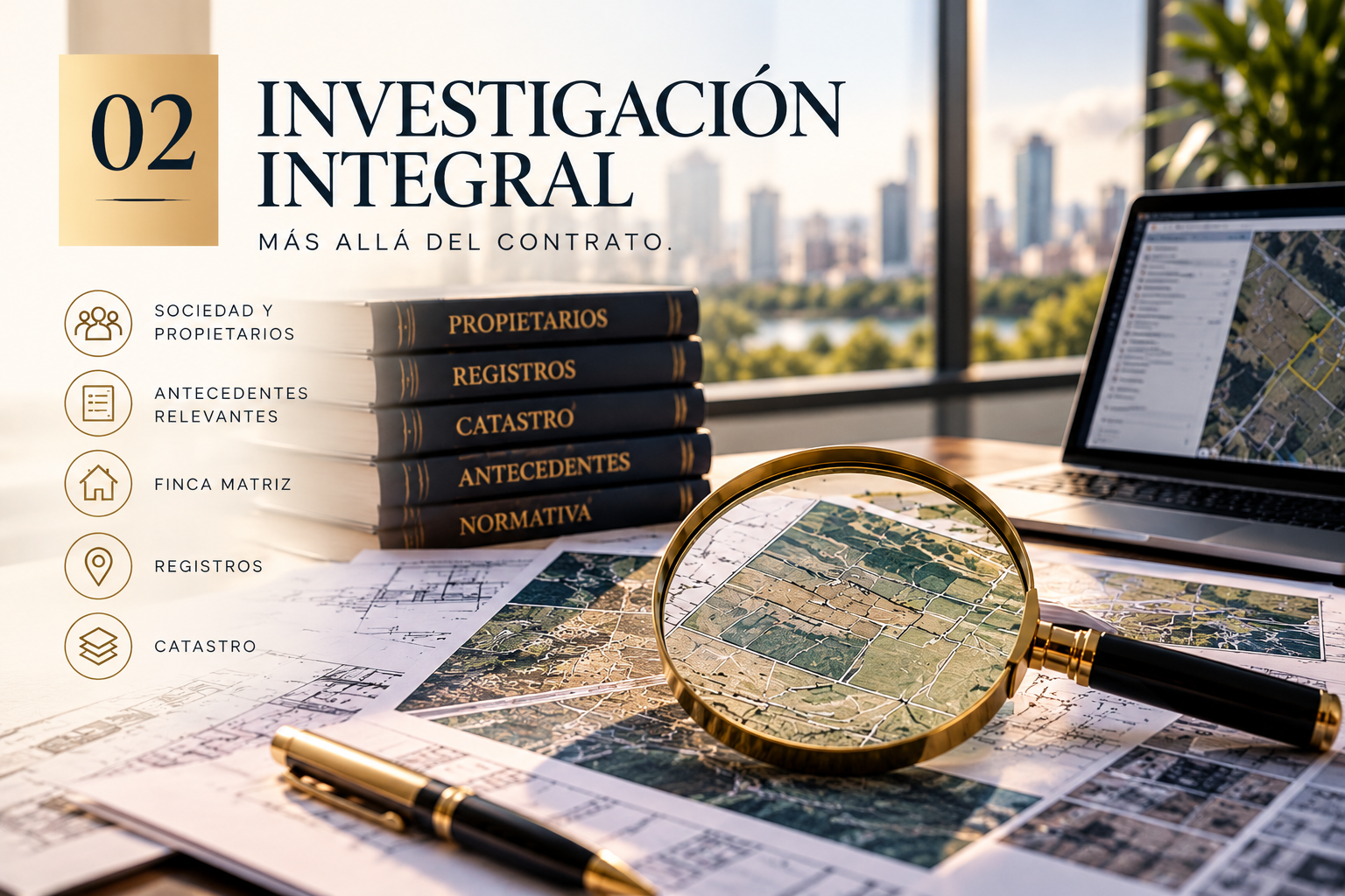 Investigación jurídica integral inmobiliaria